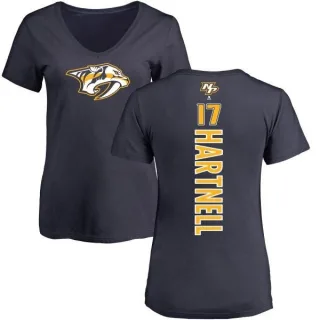 Scott Hartnell Women's Nashville Predators Backer T-Shirt - Navy