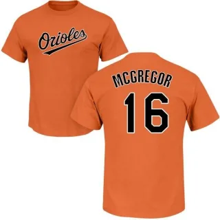 Scott Mcgregor Baltimore Orioles Name & Number T-Shirt - Orange