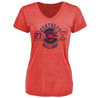 Scott Mellanby Women's Florida Panthers Insignia Tri-Blend T-Shirt - Red