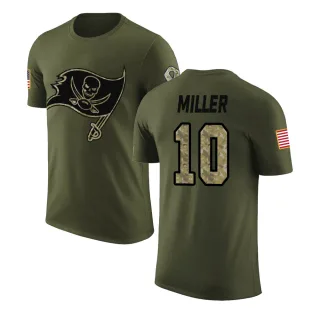 Scott Miller Tampa Bay Buccaneers Olive Salute to Service Legend T-Shirt