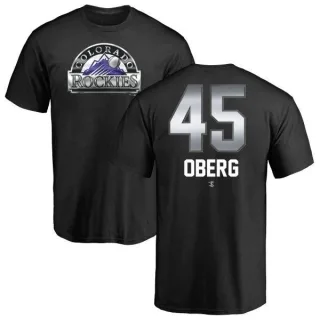 Scott Oberg Colorado Rockies Midnight Mascot T-Shirt - Black