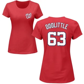 Sean Doolittle Women's Washington Nationals Name & Number T-Shirt - Red