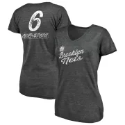 Sean Kilpatrick Women's Brooklyn Nets Black Sideline Tri-Blend V-Neck T-Shirt