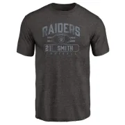 Sean Smith Oakland Raiders Flanker Tri-Blend T-Shirt - Black