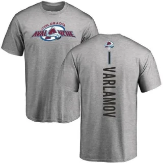 Semyon Varlamov Colorado Avalanche Backer T-Shirt - Ash