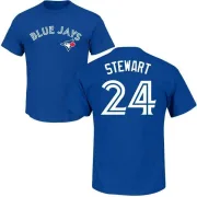 Shannon Stewart Toronto Blue Jays Name & Number T-Shirt - Royal