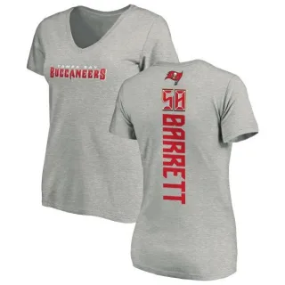 Shaquil Barrett Women's Tampa Bay Buccaneers Backer V-Neck T-Shirt - Ash