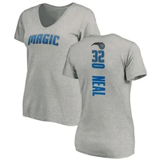 Shaquille O'Neal Women's Orlando Magic Ash Backer T-Shirt