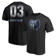 Shareef Abdur-Rahim Memphis Grizzlies Black Midnight Mascot T-Shirt