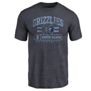 Shareef Abdur-Rahim Memphis Grizzlies Navy Baseline Tri-Blend T-Shirt