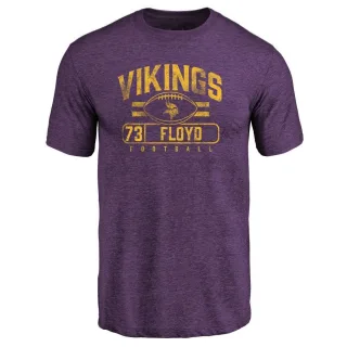 Sharrif Floyd Minnesota Vikings Flanker Tri-Blend T-Shirt - Purple