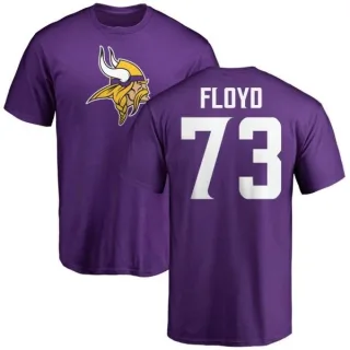 Sharrif Floyd Minnesota Vikings Name & Number Logo T-Shirt - Purple