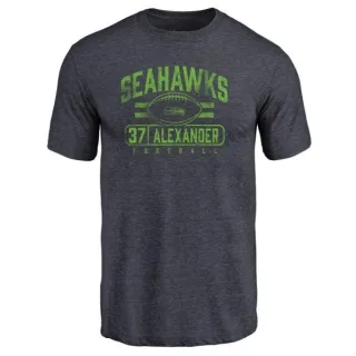 Shaun Alexander Seattle Seahawks Flanker Tri-Blend T-Shirt - Navy