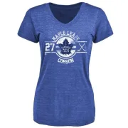 Shayne Corson Women's Toronto Maple Leafs Insignia Tri-Blend T-Shirt - Royal