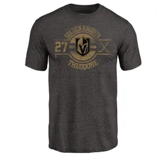 Shea Theodore Vegas Golden Knights Insignia Tri-Blend T-Shirt - Black