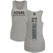 Shea Theodore Women's Vegas Golden Knights Backer Tri-Blend Tank - Heathered Gray