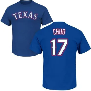 Shin-Soo Choo Texas Rangers Name & Number T-Shirt - Royal