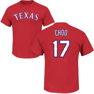 Shin-Soo Choo Texas Rangers Shin-soo Choo Name & Number T-Shirt - Red