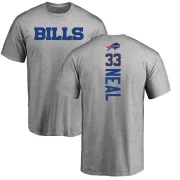 Siran Neal Buffalo Bills Backer T-Shirt - Ash