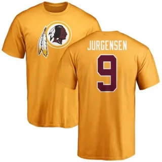 Sonny Jurgensen Washington Redskins Name & Number Logo T-Shirt - Gold