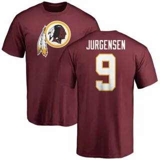 Sonny Jurgensen Washington Redskins Name & Number Logo T-Shirt - Maroon