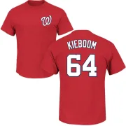 Spencer Kieboom Washington Nationals Name & Number T-Shirt - Red