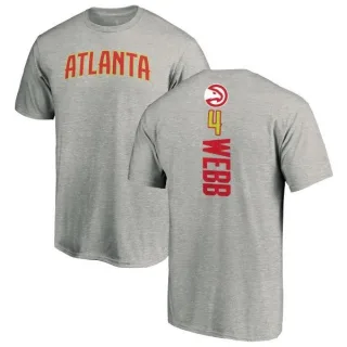Spud Webb Atlanta Hawks Ash Backer T-Shirt