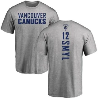 Stan Smyl Vancouver Canucks Backer T-Shirt - Ash