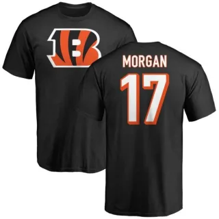 Stanley Morgan Jr. Cincinnati Bengals Name & Number Logo T-Shirt - Black