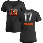 Stanley Morgan Jr. Women's Cincinnati Bengals Midnight Mascot T-Shirt - Black