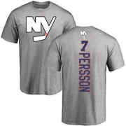 Stefan Persson New York Islanders Backer T-Shirt - Ash