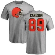 Stephen Carlson Cleveland Browns Name & Number Logo T-Shirt - Ash