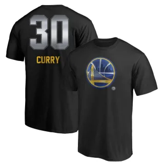 Stephen Curry Golden State Warriors Black Midnight Mascot T-Shirt