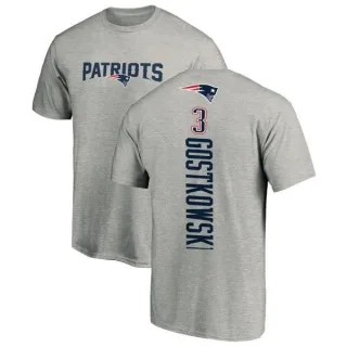 Stephen Gostkowski New England Patriots Backer T-Shirt - Ash