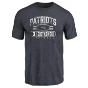 Stephen Gostkowski New England Patriots Flanker Tri-Blend T-Shirt - Navy