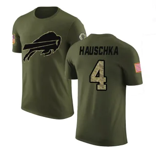 Stephen Hauschka Buffalo Bills Olive Salute to Service Legend T-Shirt