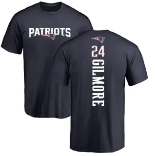 Stephon Gilmore New England Patriots Backer T-Shirt - Navy