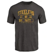 Stephon Tuitt Pittsburgh Steelers Flanker Tri-Blend T-Shirt - Black