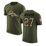 Steve Atwater Denver Broncos Olive Salute to Service Legend T-Shirt