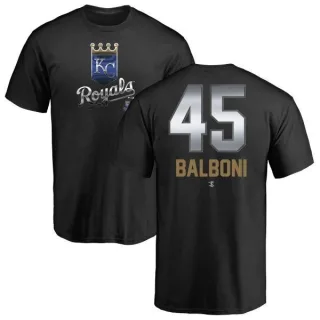 Steve Balboni Kansas City Royals Midnight Mascot T-Shirt - Black