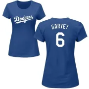 Steve Garvey Women's Los Angeles Dodgers Name & Number T-Shirt - Royal