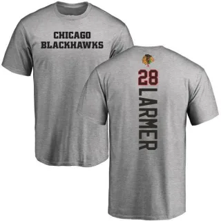 Steve Larmer Chicago Blackhawks Backer T-Shirt - Ash