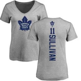 Steve Sullivan Women's Toronto Maple Leafs Backer T-Shirt - Ash