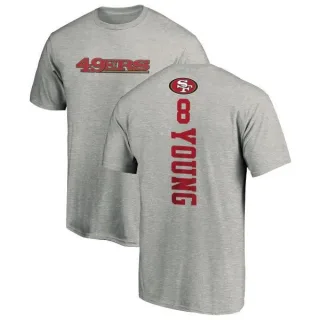 Steve Young San Francisco 49ers Backer T-Shirt - Ash