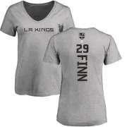 Steven Finn Women's Los Angeles Kings Backer T-Shirt - Ash