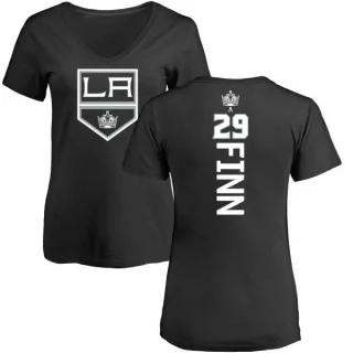 Steven Finn Women's Los Angeles Kings Backer T-Shirt - Black