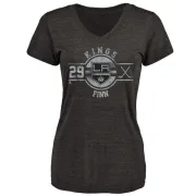 Steven Finn Women's Los Angeles Kings Insignia Tri-Blend T-Shirt - Black