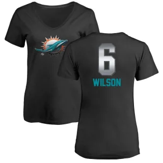 Stone Wilson Women's Miami Dolphins Midnight Mascot T-Shirt - Black