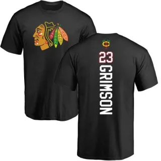 Stu Grimson Chicago Blackhawks Backer T-Shirt - Black