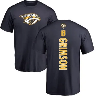 Stu Grimson Nashville Predators Backer T-Shirt - Navy